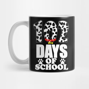 102nd Day of School Teacher Dalmatian 100 Days Smarter Girls Mug